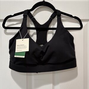 HALARA Black Racerback Adjustable-Strap Sports Bra
